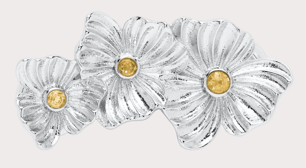 Triple Flower Clasp