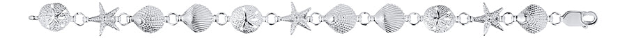 Multi Petite Shell Bracelet