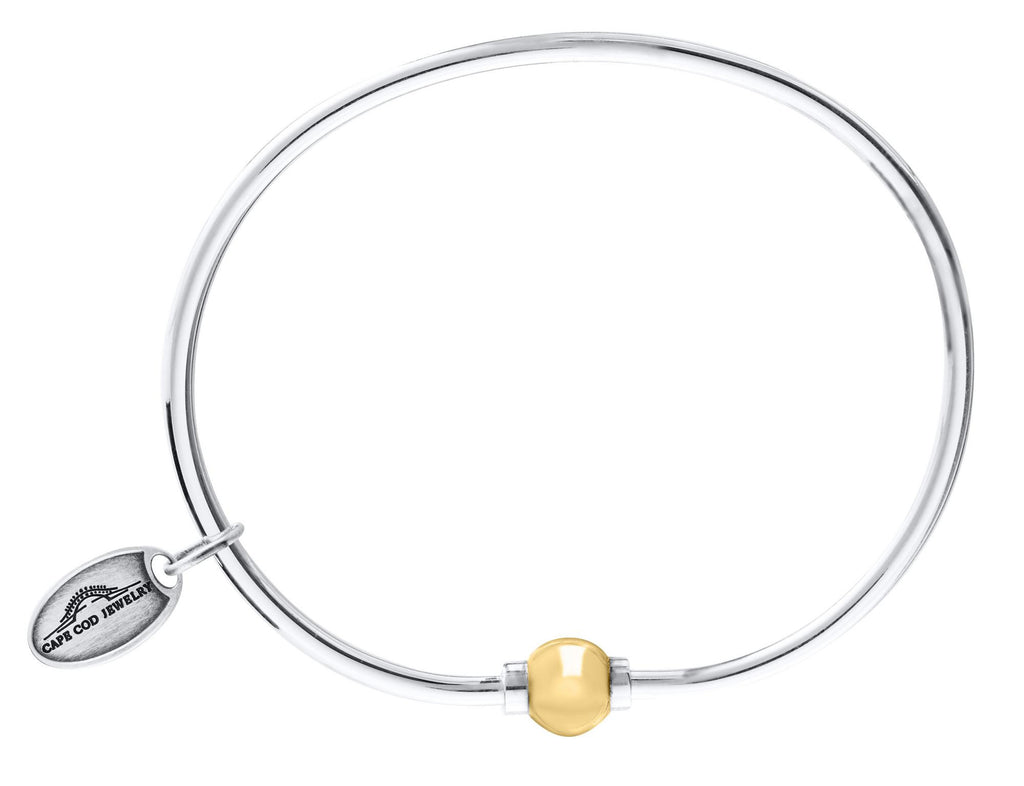 LeStage sterling silver and 14K Cape Cod bracelet