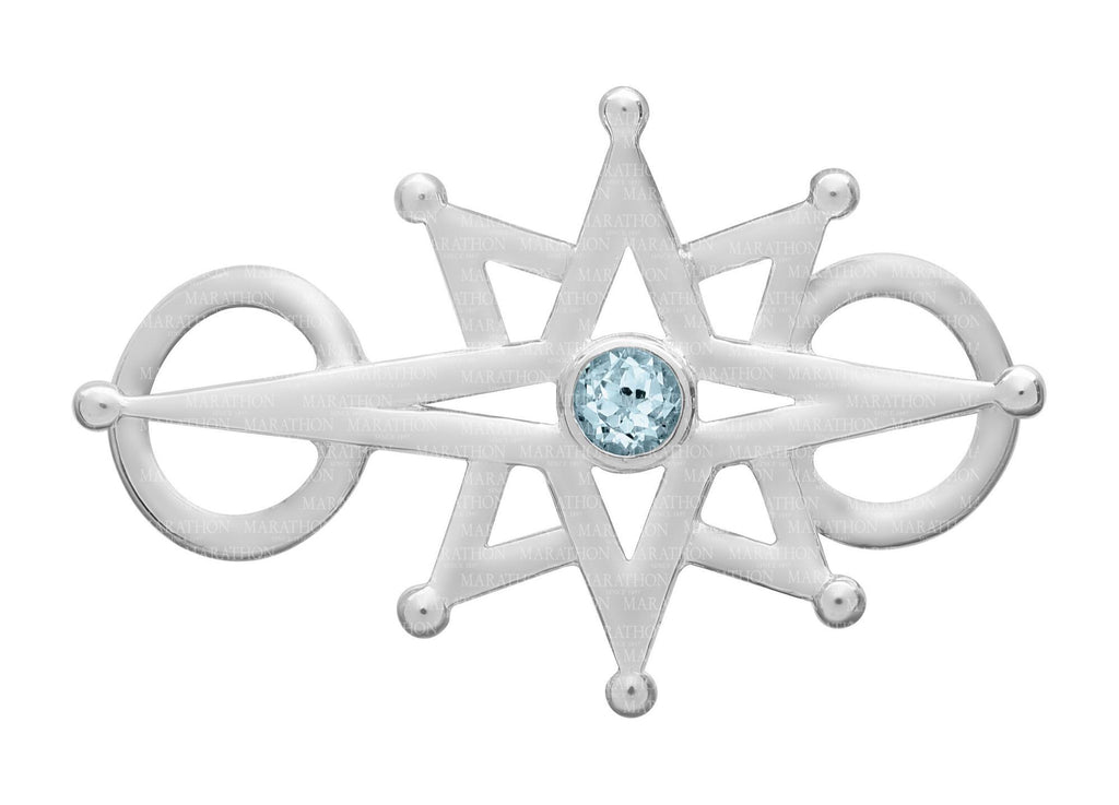 North Star with stone clasp