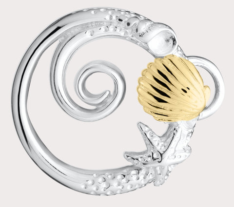 Two-tone Sealife Clasp