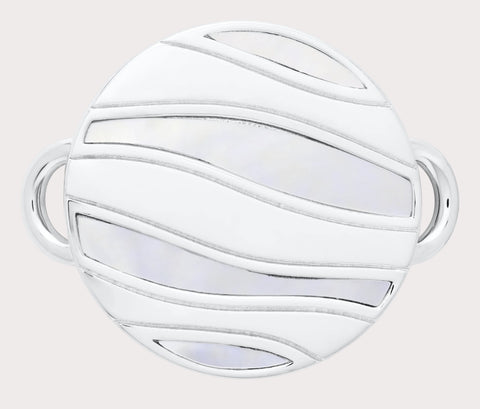 Wavy Mother-of-Pearl Clasp