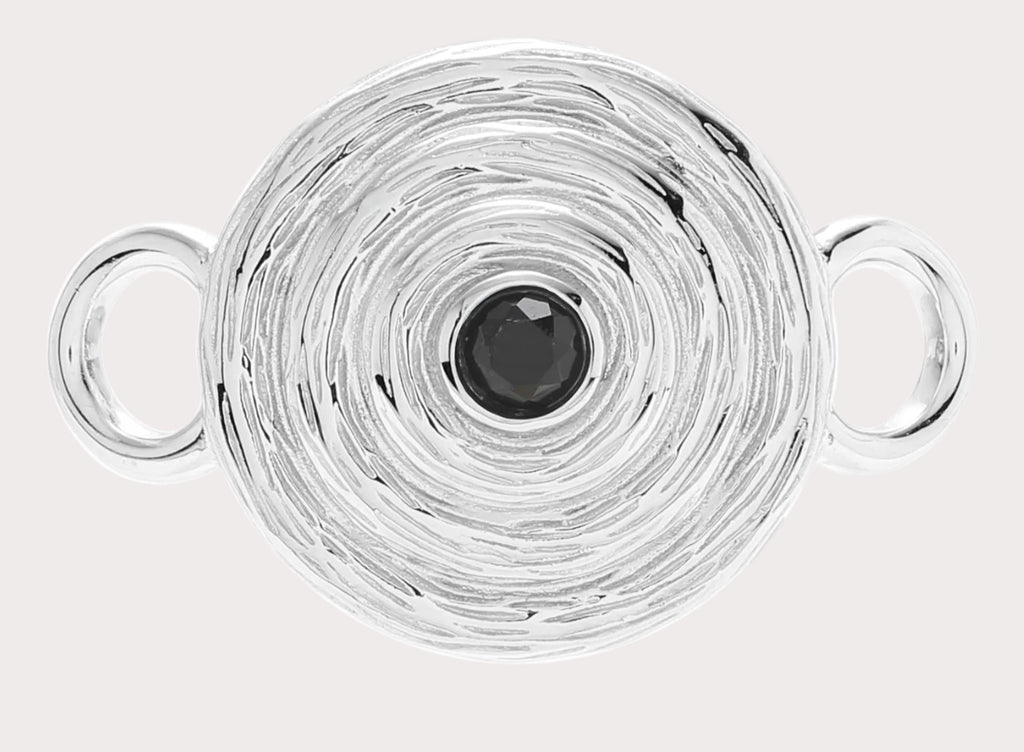 Rustic Spiral Onyx Clasp