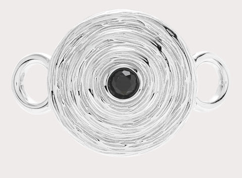 Rustic Spiral Onyx Clasp