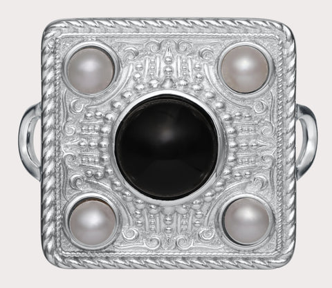 Square Etruscan Clasp