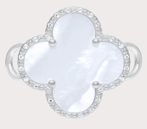 Mother-of-Pearl Clover Clasp