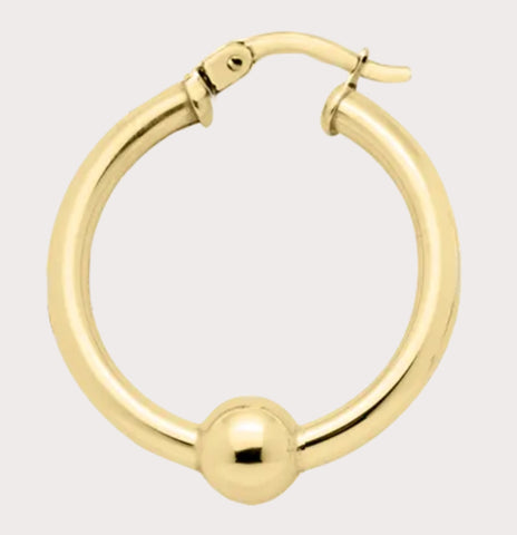 Cape Cod 26 mm 14KT single earring