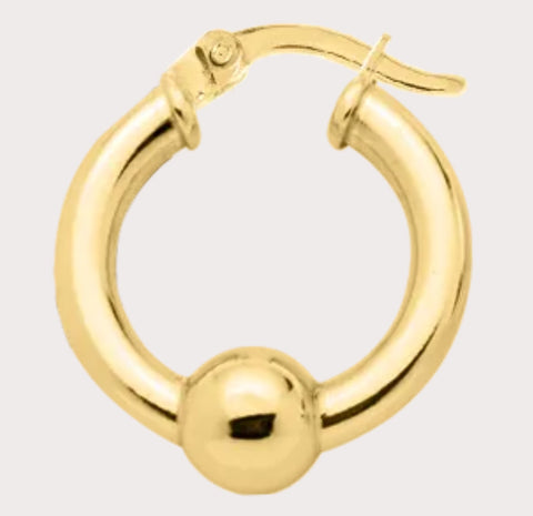 Cape Cod 20 mm 14KT single earring