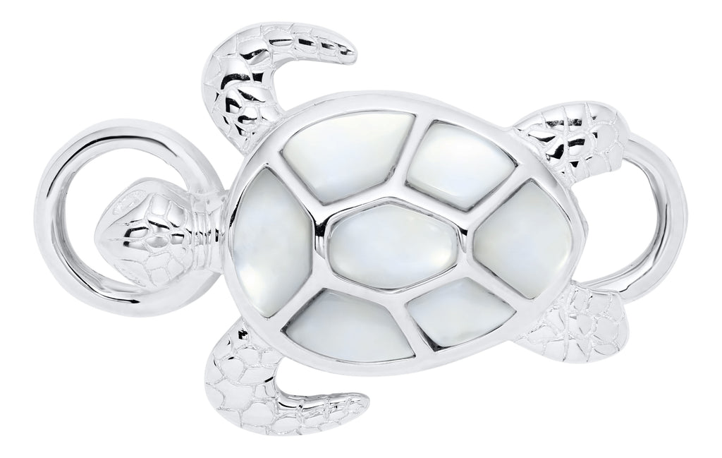 Mother-of-Pearl Sea Turtle Clasp