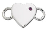 LeStage Heart Birthstone Clasp