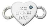 LeStage Heart Birthstone Clasp