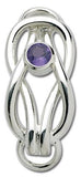 LeStage Square knot birthstone clasp