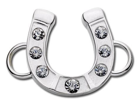 LeStage Horseshoe with crystals clasp