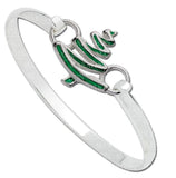 Green Christmas Tree Clasp