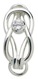 LeStage Square knot birthstone clasp