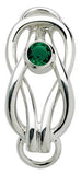 LeStage Square knot birthstone clasp