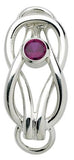 LeStage Square knot birthstone clasp