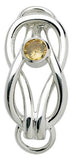 LeStage Square knot birthstone clasp