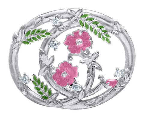 LeStage Floral and Fern Clasp