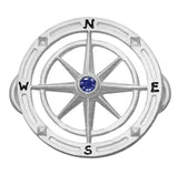 Compass Rose with Stone Clasp