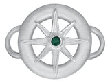 SS Star in ring with stone clasp