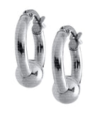 Cape Cod SS 15mm hoop earrings