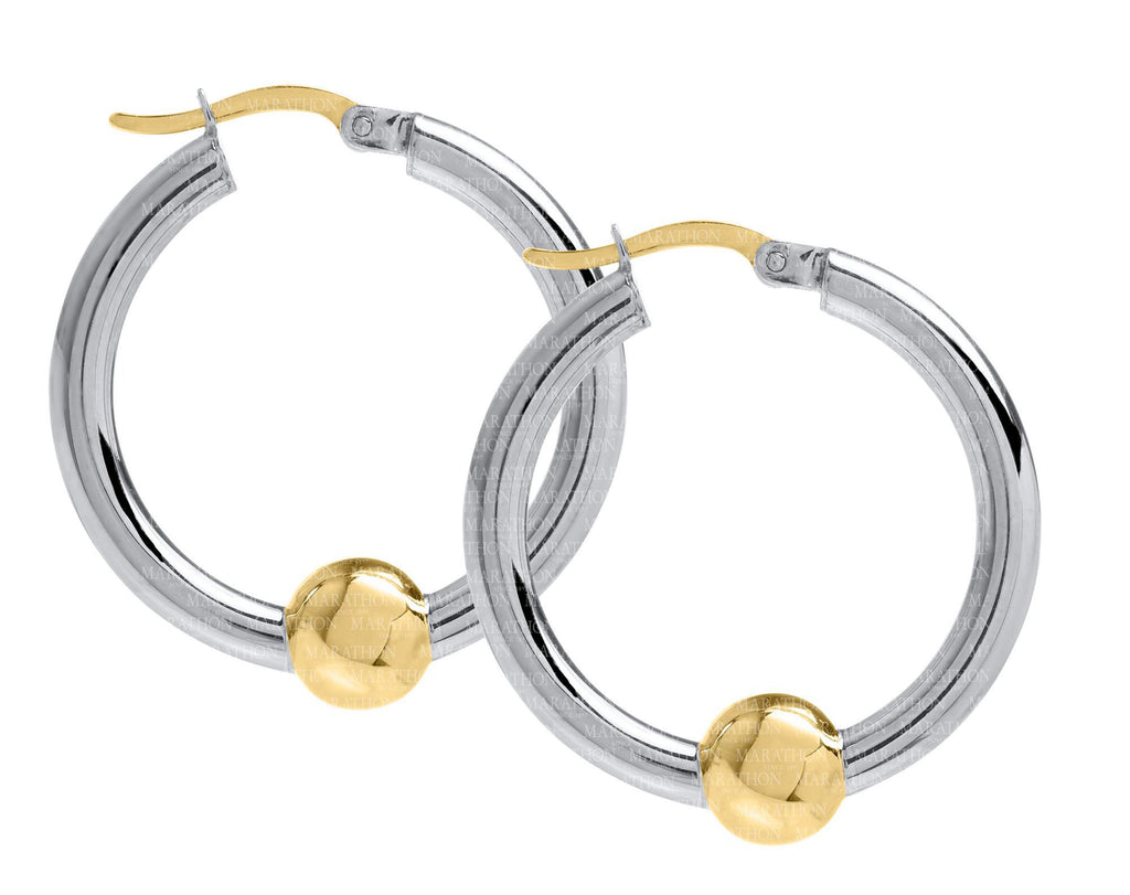 Cape Cod SS-14K 26mm hoop earrings